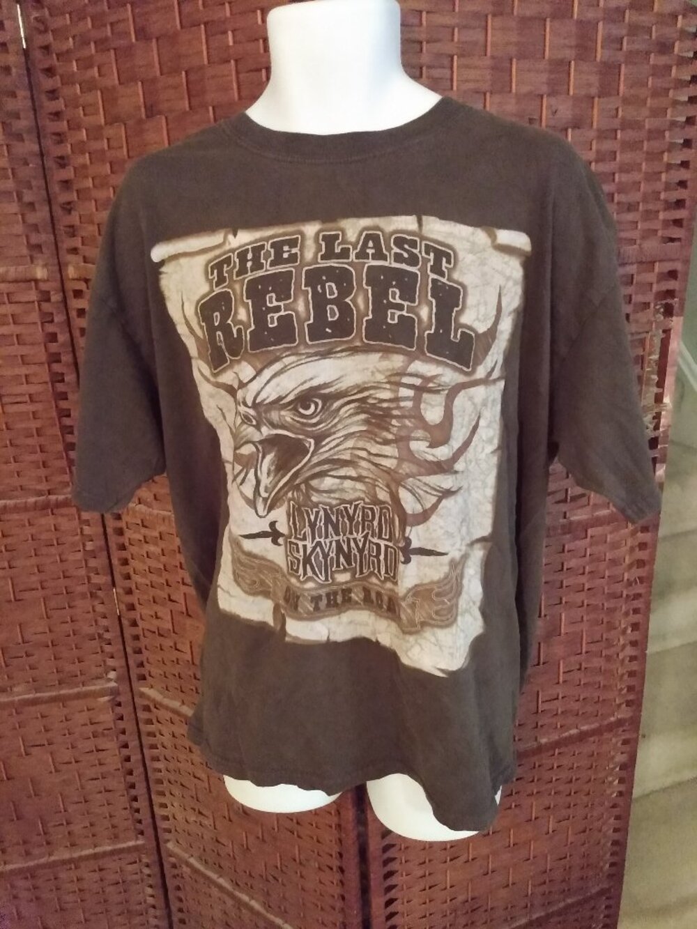 Vintage 2006 Lynyrd Skynyrd The Last Rebel Concert Tour T Shirt XL Band Tee